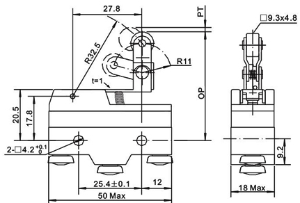 XZ-15GW2277-B外形尺寸